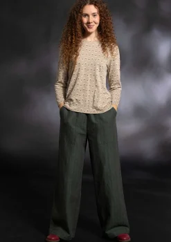 Gudrun Sjödén Webhose „Woodland“ aus Bio-Baumwolle/Leinen> Hosen