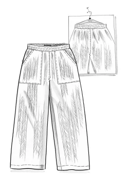 Gudrun Sjödén Webhose „Woodland“ aus Bio-Baumwolle/Leinen><noscript><img width=