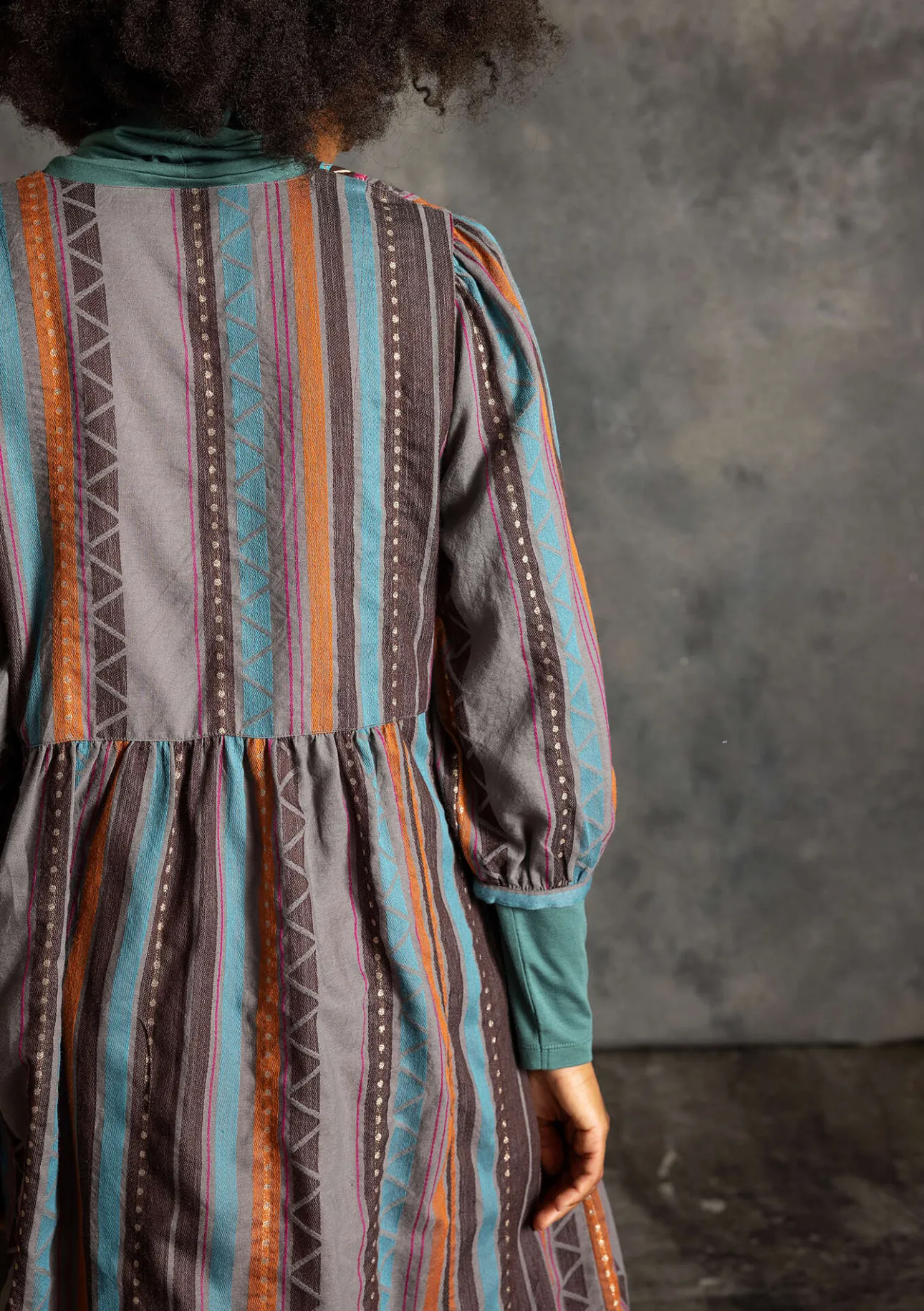 Gudrun Sjödén Webkleid „Jaipur“ aus Wolle/Baumwolle> Kleider