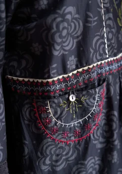 Gudrun Sjödén Webkleid „Kamelia“ aus Bio-Baumwolle/Seide><noscript><img width=