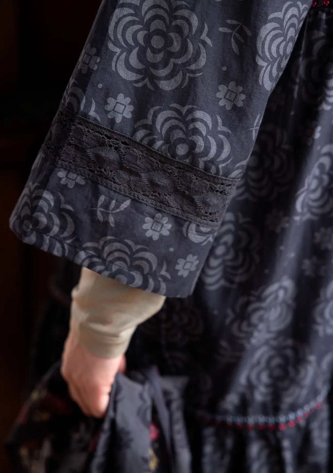 Gudrun Sjödén Webkleid „Kamelia“ aus Bio-Baumwolle/Seide> Kleider
