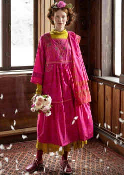 Gudrun Sjödén Webkleid „Kamelia“ aus Bio-Baumwolle/Seide> Kleider