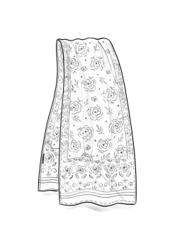 Gudrun Sjödén Webschal „Kamelia“ aus Bio-Baumwolle/Seide><noscript><img width=