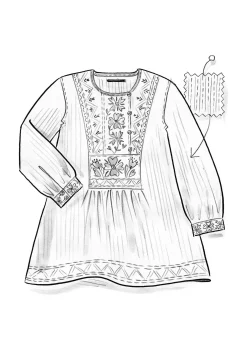 Gudrun Sjödén Webtunika „Wanja“ aus Bio-Baumwolle><noscript><img width=
