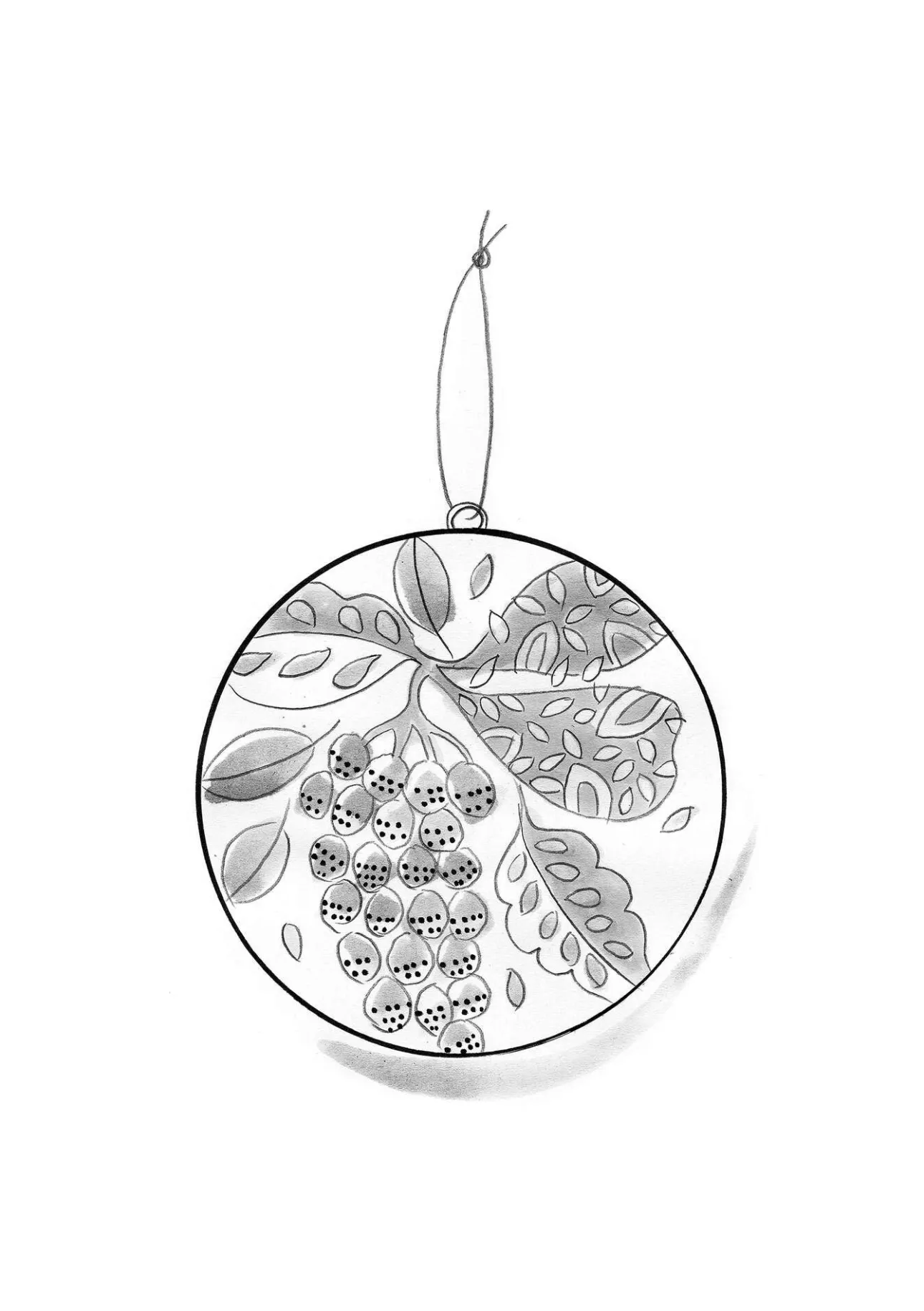 Gudrun Sjödén Weihnachtskugel „Gnistra“ aus Papiermaschee> Dekoration & Accessoires