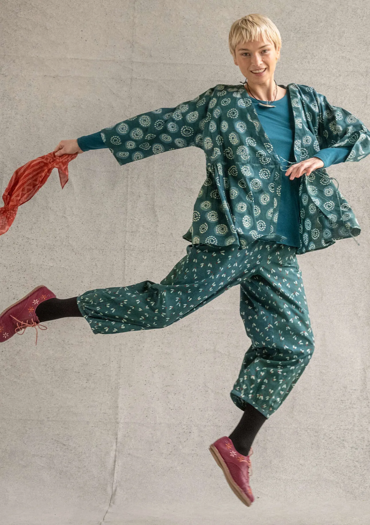 Gudrun Sjödén Wickelbluse „Clay“ aus Bio-Baumwolle> Blusen