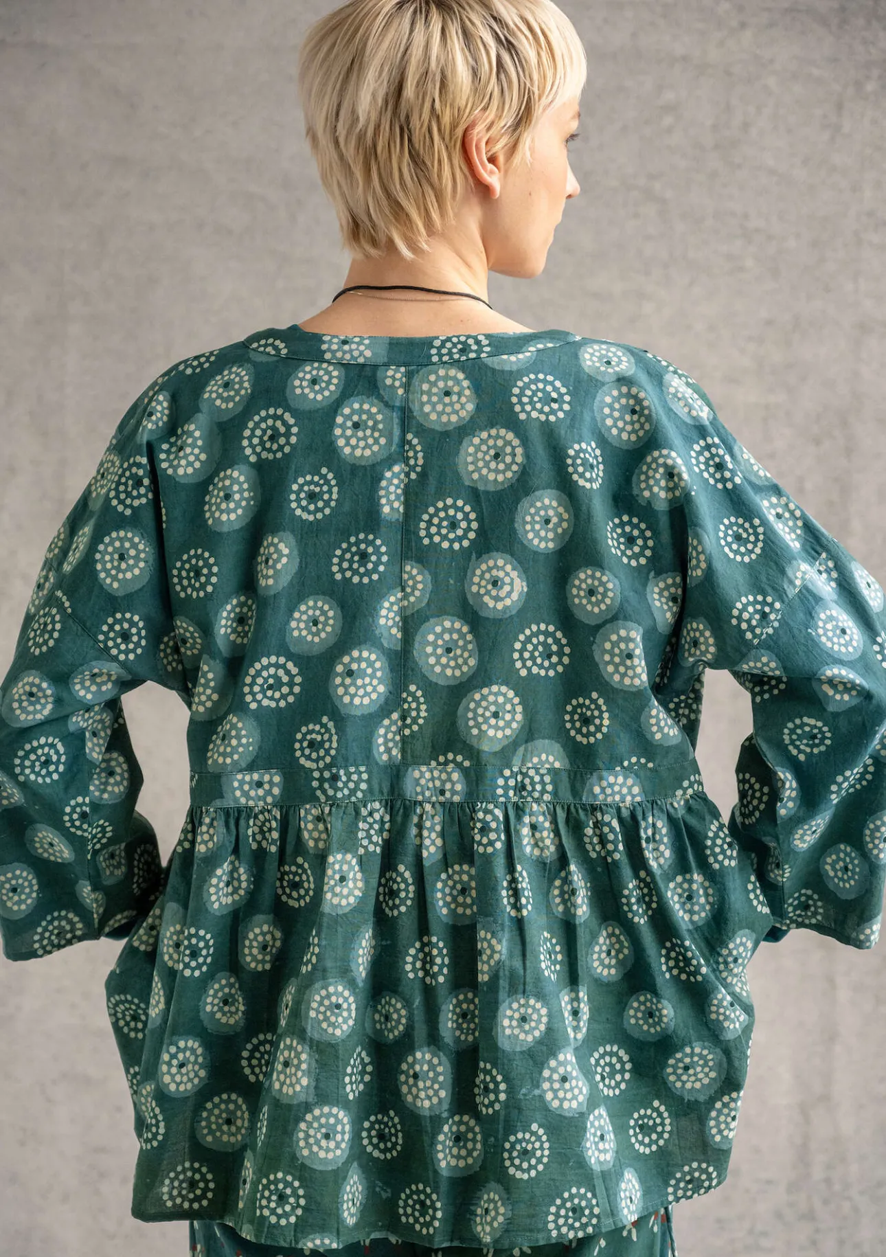 Gudrun Sjödén Wickelbluse „Clay“ aus Bio-Baumwolle> Blusen