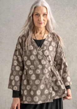 Gudrun Sjödén Wickelbluse „Clay“ aus Bio-Baumwolle> Blusen