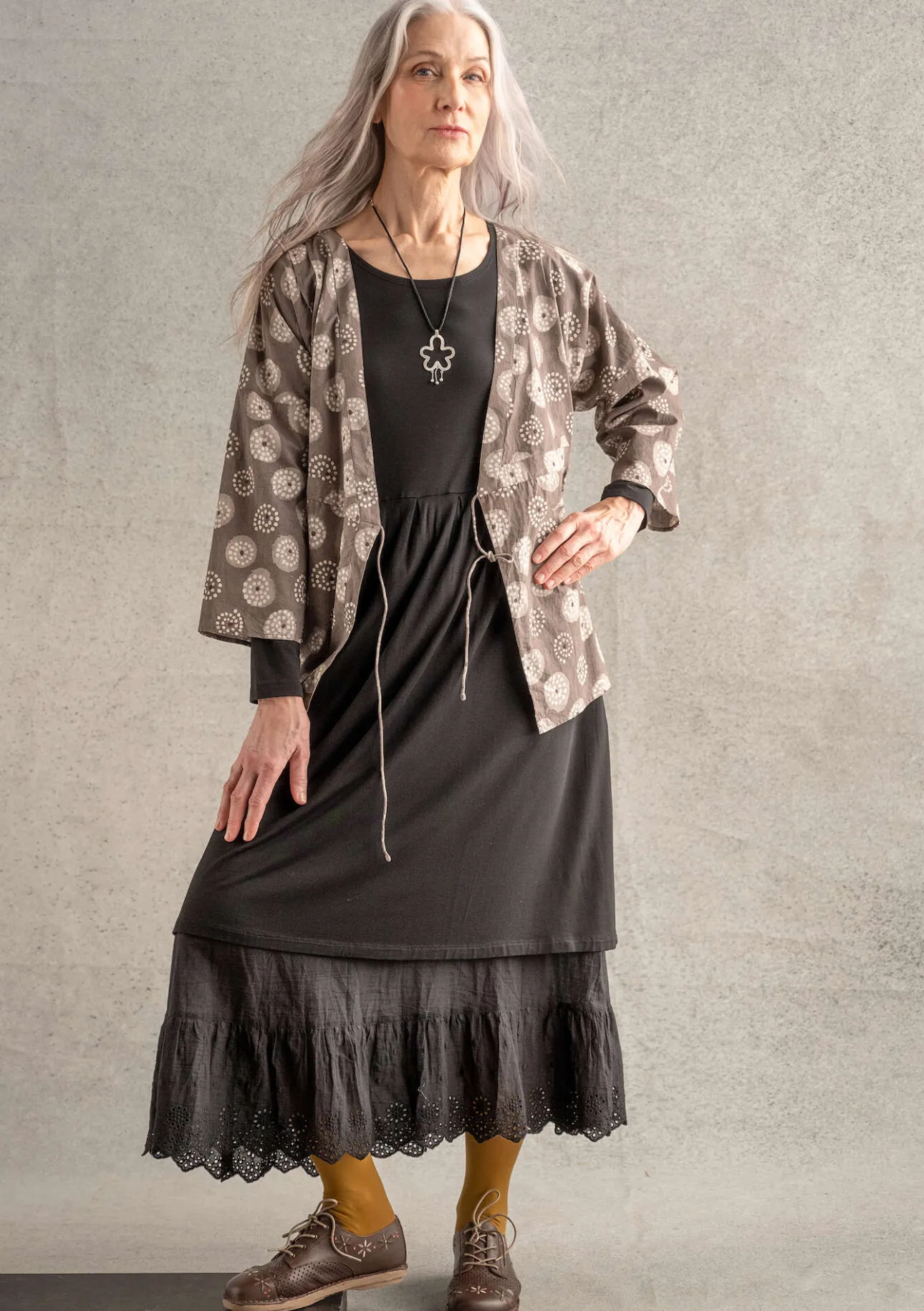 Gudrun Sjödén Wickelbluse „Clay“ aus Bio-Baumwolle> Blusen